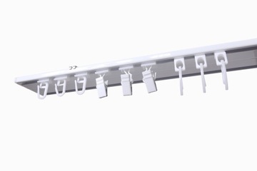 Karnisz szyna sufitowa aluminiowa podwójna 170 cm