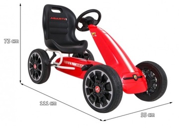 Большие колеса GOKART Abarth с пенопластом Персонализация ТОРМОЗНЫХ дисков ВОДИТЕЛЬСКИЕ ПРАВА