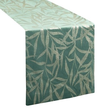 Дорожка для стола 220x35см бирюзовый бархат Christmas