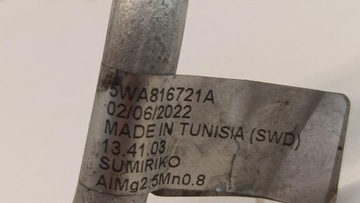 AUDI A3 8Y PŘÍVOD KLIMATIZACE 5WA816721A
