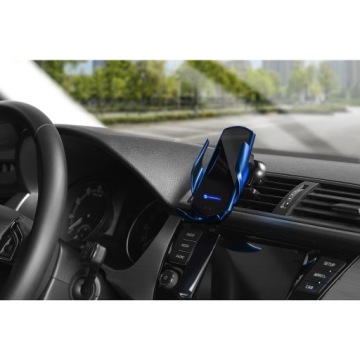 Автоматический держатель с автомобильным зарядным устройством QC