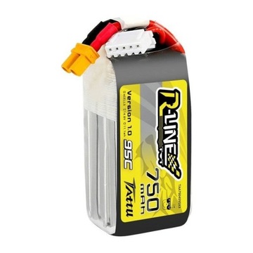 TATTU R-LINE АККУМУЛЯТОР ЛИТИЙ-ПОЛИМЕРНЫЙ LIPO АККУМУЛЯТОР 750МАЧ 14,8В 95C