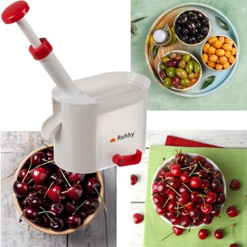 Drylownica do Wiśni Czereśni Pojemnik z Przyssawką Antypoślizgową Solidna