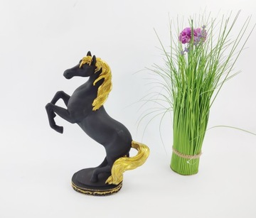 Dekoracja Koń GOLD / BLACK X806