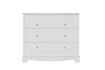 Bellamy Royal komoda 3-szufladowa biała elegancka