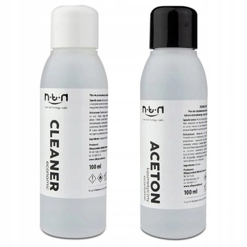Комплект для удаления гибридного средства Acetone Cleaner NTN