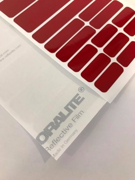 СВЕТООТРАЖАЮЩИЕ наклейки на велосипедный отражатель НАБОР из 17 шт.