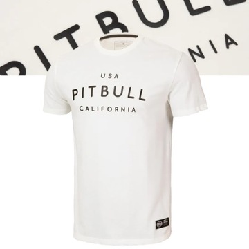 Męska Koszulka Pitbull Garment Washed USA Cal Grubszy T-Shirt Bawełniany