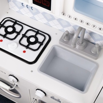 БОЛЬШАЯ ДЕРЕВЯННАЯ КУХНЯ Детская плита ИНТЕРАКТИВ