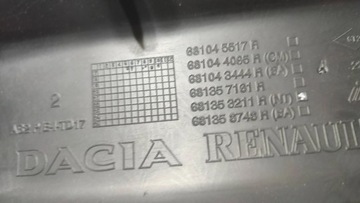 DACIA DUSTER II 2017 KRYT SPODEK DESKY ROZDĚLOVACÍ