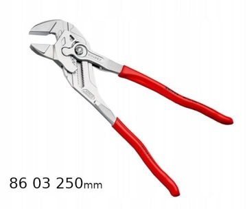 KNIPEX 8603250 szczypce klucz nastawny chromowane 2w1 86 03 250 250mm