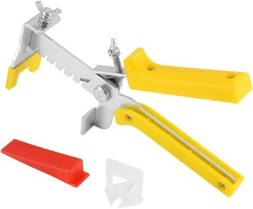 ZESTAW DO SYSTEM POZIOMOWANIA PŁYTEK 500 KLIPSÓW 1mm 100 KLINÓW SZCZYPCE