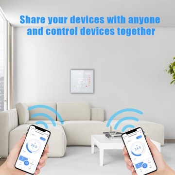 Умный Wi-Fi термостат Tuya с голосовым управлением