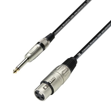 ADAM HALL K3MFP0100 - МИКРОФОННЫЙ КАБЕЛЬ 1М
