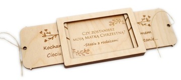 PROŚBA PYTANIE CIOCIU ZOSTANIESZ CHRZESTNĄ IMIĘ !