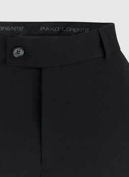 Czarne spodnie garniturowe wizytowe Pako Lorente roz. 92/188