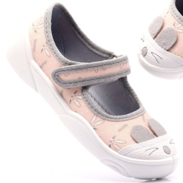 BEFADO TENISÓWKI KAPCIE BALERINKI NA RZEP 209P036 20