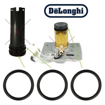 Комплект из 3-х уплотнителей для кофемашин Delonghi ECAM, ESAM, ETAM, EAM, ECA, EABI