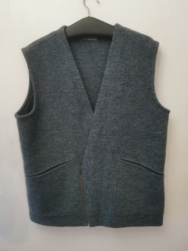 URSULA BREDL KAMIZELKA WEŁNIANA L \ XL ORYGINALNA