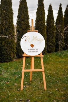 Tablica powitalna wesele dekoracja TAB-3ZS