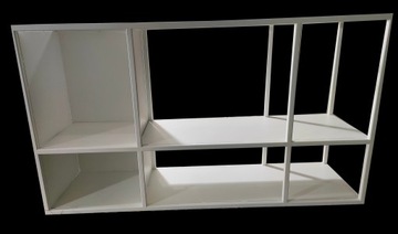 Półka SUFITOWA wisząca METAL LOFT BIAŁA