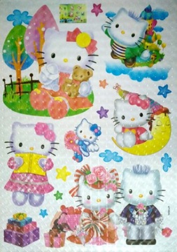 Naklejki na ścianę Hello Kitty Mimmy White hk