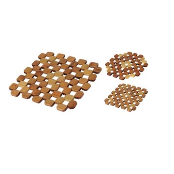 ПОДКЛАДКА ДЛЯ ГОРЯЧЕЙ КОРЗИНКИ 2 БАМБУКОВЫЕ УЗОРЫ