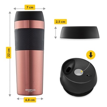 ТЕРМОКРУЖКА ИЗОТЕРМАЛЬНАЯ, ПРОТЕЧНАЯ ТЕРМО 400мл