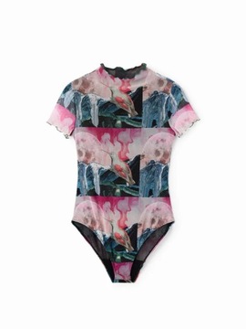 DESIGUAL ORYGINALNA BLUZKA BODY L