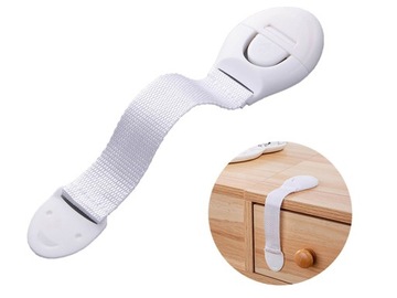 ЗАМОК ДЛЯ ЗАЩИТЫ ДЕТЕЙ ДЛЯ ШКАФОВ, ЯЩИКОВ, ЗАЩЕЛКА X2, МЕБЕЛЬНЫХ ДВЕРЕЙ