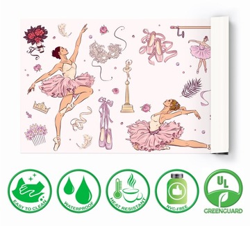 защитный коврик для стола для девочек Ballet 120