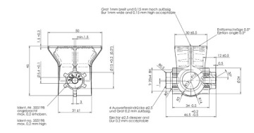 Трапециевидная гайка, опорный винт AL-KO, 20 мм