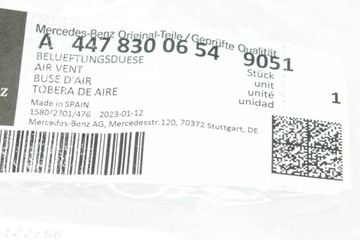 BMW 3 F34 51117294898 GT PŘEDNÍ NÁRAZNÍK PRAVÝ LIŠTA ZAKONČENÉ 511