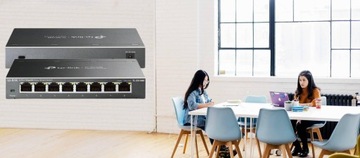 КОММУТАТОР TP-LINK TL-SG108E 8 ГИГАБИТНЫХ ПОРТОВ 1000 МБ/с