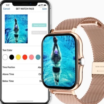 SMARTWATCH ЧАСЫ ПОЛЬСКОЕ МЕНЮ ЗВОНКИ СПОРТИВНЫЕ СМАРТ-ЧАСЫ ЖЕНСКИЕ 2 РЕМЕШКА