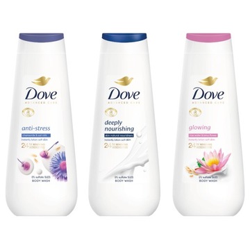 Żel pod prysznic Dove Advanced Care Glowing 3x400 ml