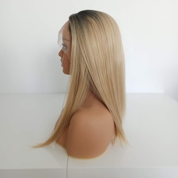 Парик LACE FRONT, светлые корни + БЕСПЛАТНАЯ шапочка