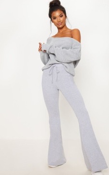 K6 szare spodnie dresowe 42 PrettyLIttleThing
