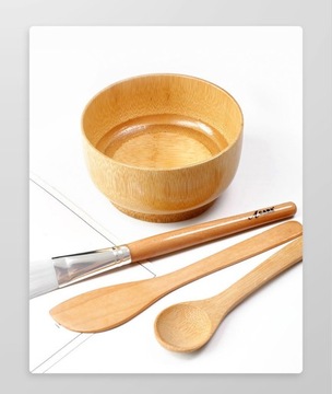 4 шт./компл. пустая бамбуковая кисточка для маски для лица с кистью