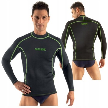 Pianka koszulka z długim rękawem męska SEAC fit long 2.0 XXL 42B14