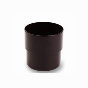 Mufa do rury spustowej 50mm GALECO PVC ciemnobrązowy RAL 8019