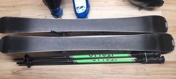 SET ELAN Лыжи 90 см Ботинки 30,5 Шлем Очки Палки