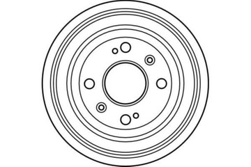 TRW DB4118 Тормозной барабан