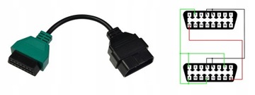 НАБОР ИЗ 6 АДАПТЕРОВ ДЛЯ MultiEcuScan ДЛЯ KKL И ELM327