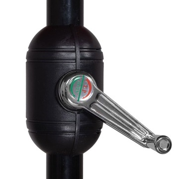 БОЛЬШОЙ СКЛАДНОЙ САДОВЫЙ ЗОНТ, СЕРЫЙ, СЛОМАННЫЙ, ПРОЧНЫЙ, 300 см, С РУЧКОЙ, ЖЕСТКИЙ