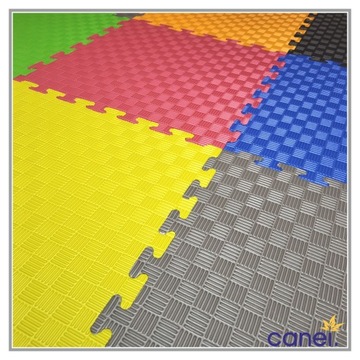 MATA do ĆWICZEŃ PIANKOWA 1m² GRUBE PUZZLE PIANKOWE na PODŁOGĘ XXL 1,5 cm