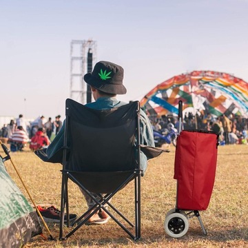 Складная сумка-тележка для покупок со съемной сумкой