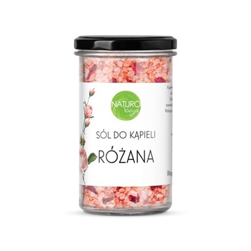 Różana sól do kąpieli sól himalajska relaksująca