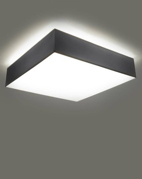 LAMPA SUFITOWA LED PLAFON NATYNKOWY HORUS 25 szary