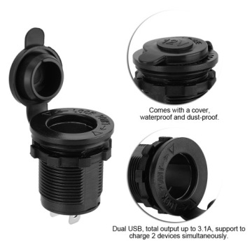 12В 24В АВТОМОБИЛЬНАЯ РОЗЕТКА ПРИМИРАЧА АБС-пластика